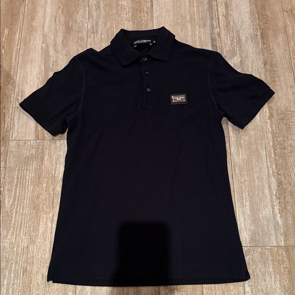 Men’s Dolce & Gabbana Navy Polo - Size 48